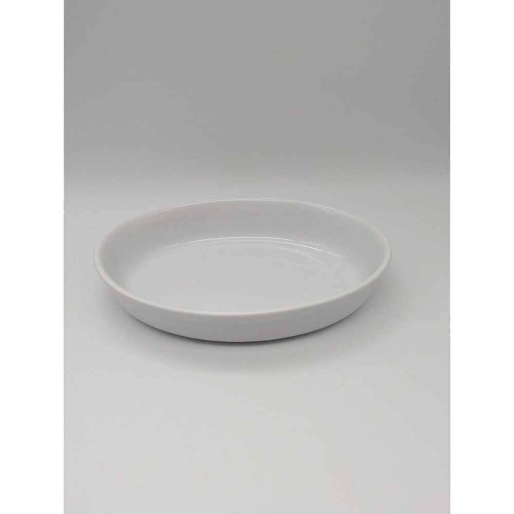 Over And Back 9.5 In Oval Casserole Au Gratin Dish Portugal White